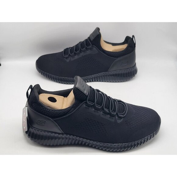 Skechers Work‎ Relaxed Mens Fit Cessnock Slip-Resistant Sneakers Black Sz 11.5 - Picture 4 of 11